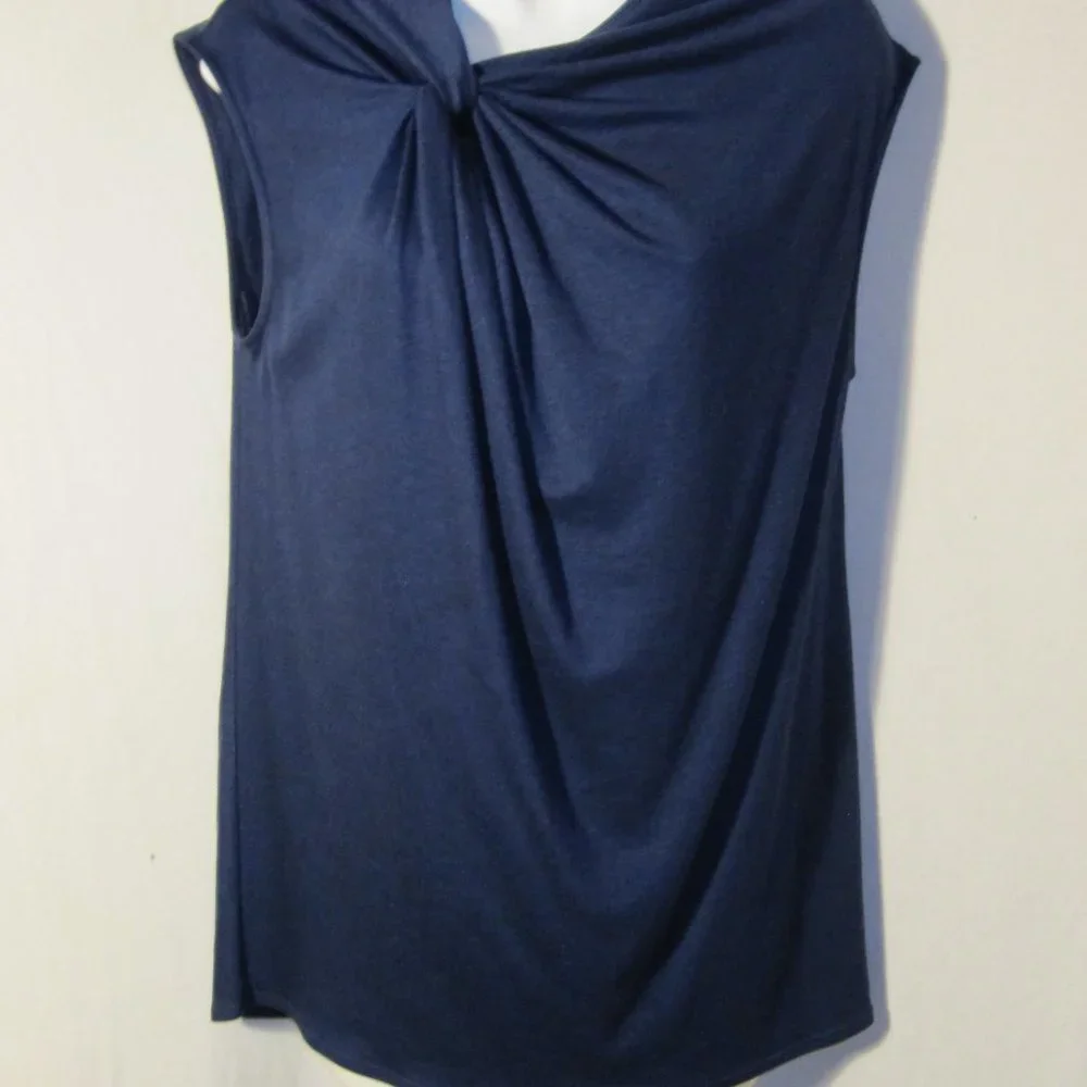 Helmut Lang Asymmetric Knotted Silk Blend Top S - Picture 1 of 5